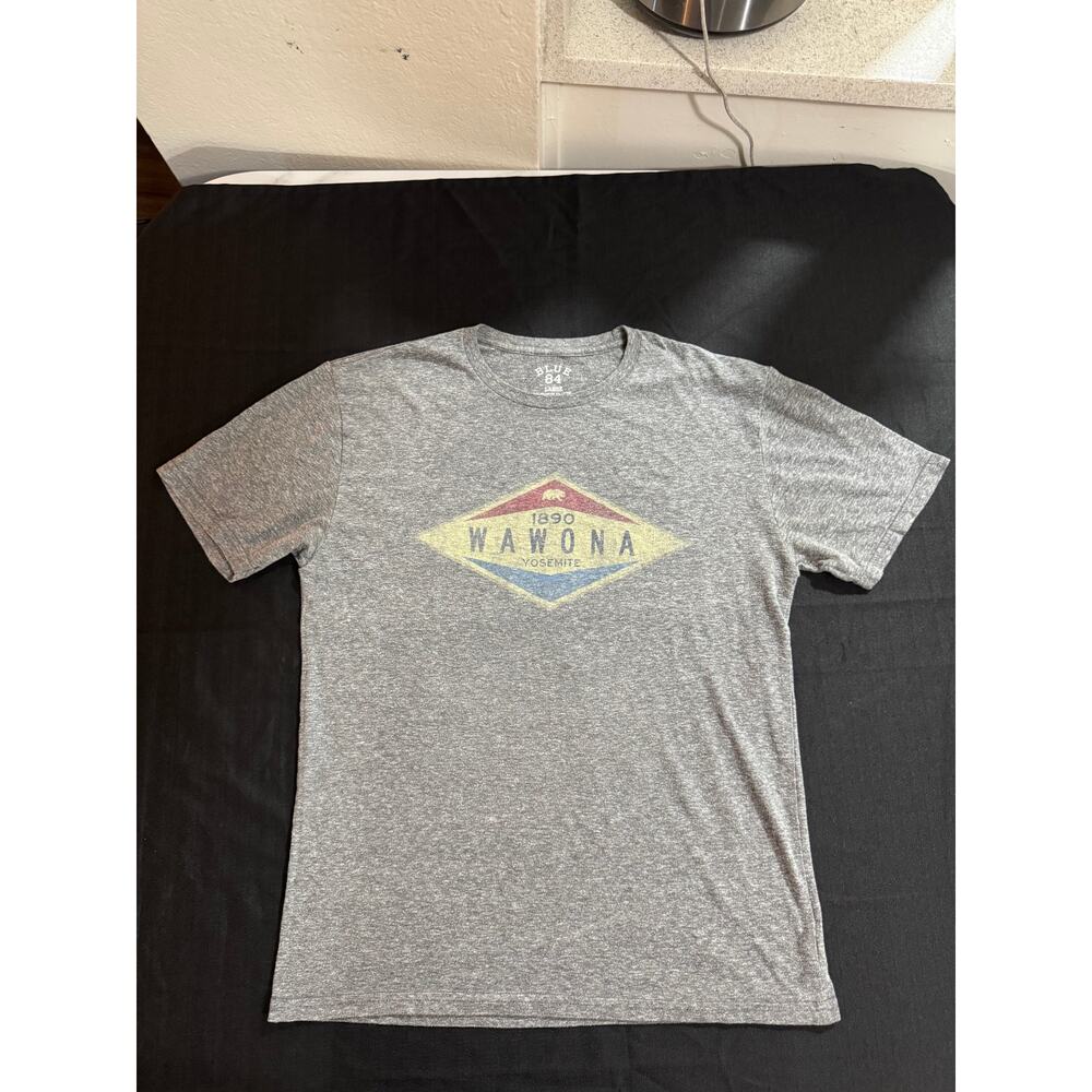 Wawona Yosemite National Park Tshirt Men's Large Heather Grey